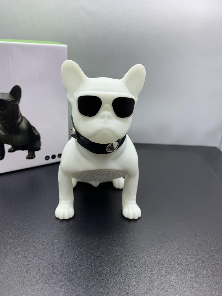 Mini Full Body Bulldog Bluetooth Speaker - It MAKES THE STATEMENT ! ! Who's The Boss ! ! - One Red Hill